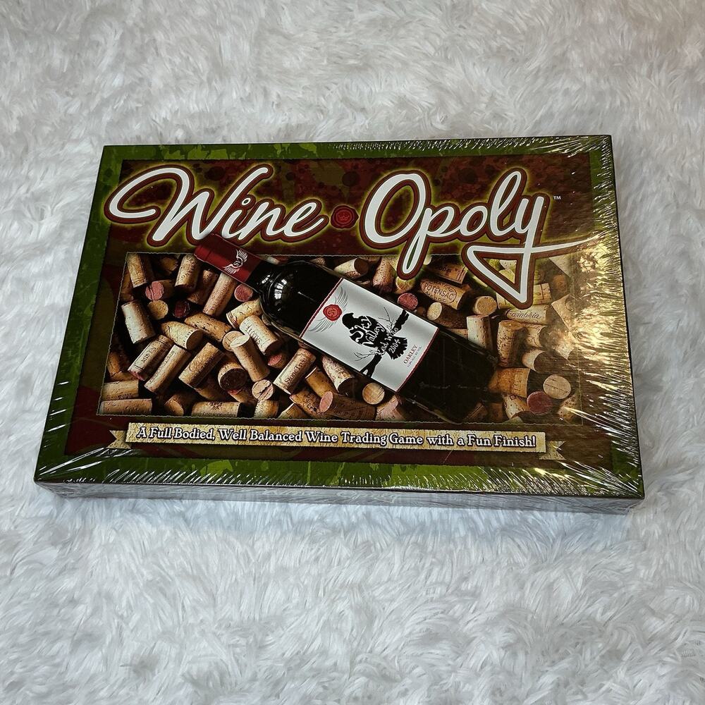 Wine-Opoly Wineopoly Wine Board Game Monopoly Version Wines NEW SEALED! Fun Game